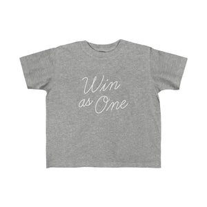 Kid's Win As One Cursive T