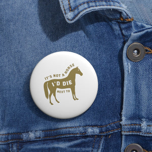 Horse Pin Button