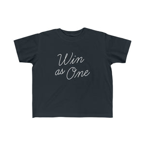 Kid's Win As One Cursive T